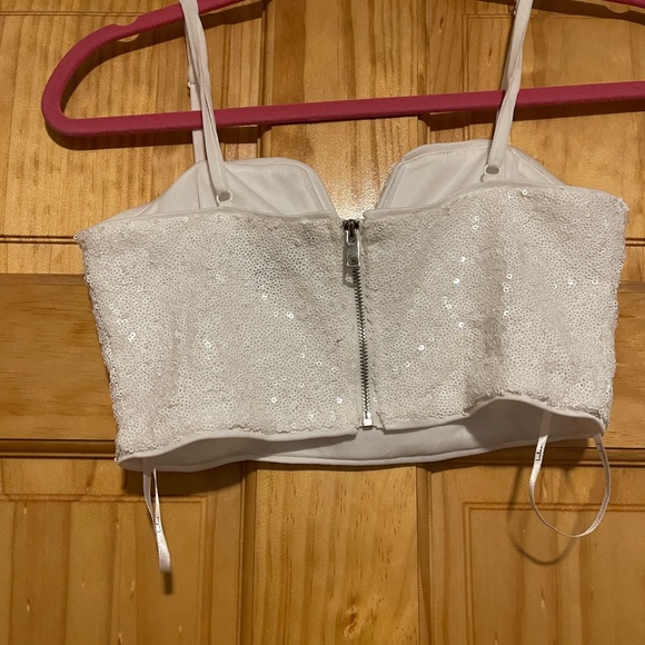 Sparkling style white sequin body con 2 piece - Picture 4 of 6